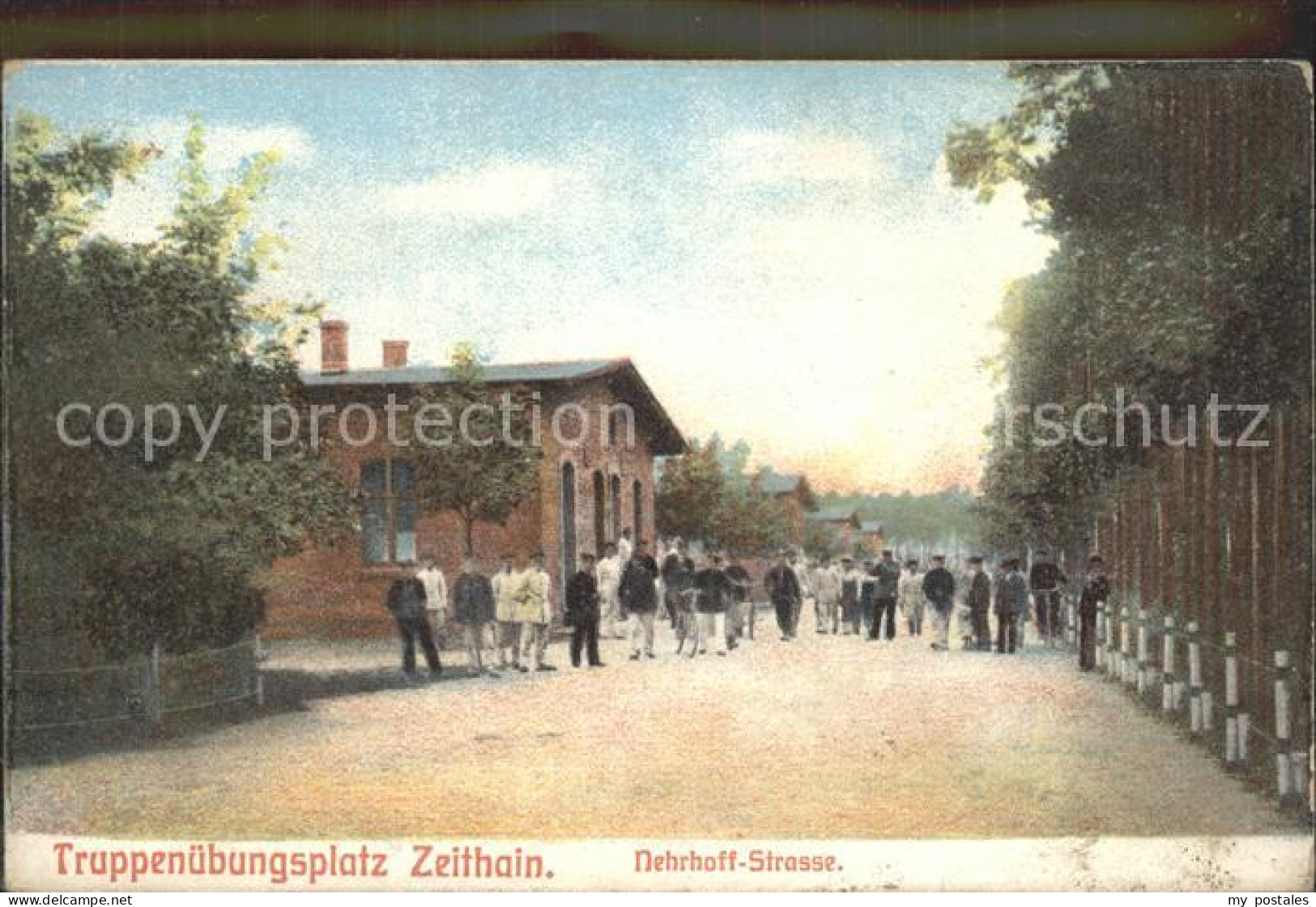 42197122 Zeithain Truppen- Uebungsplatz Mehrhoff- Strasse Zeithain - Zeithain