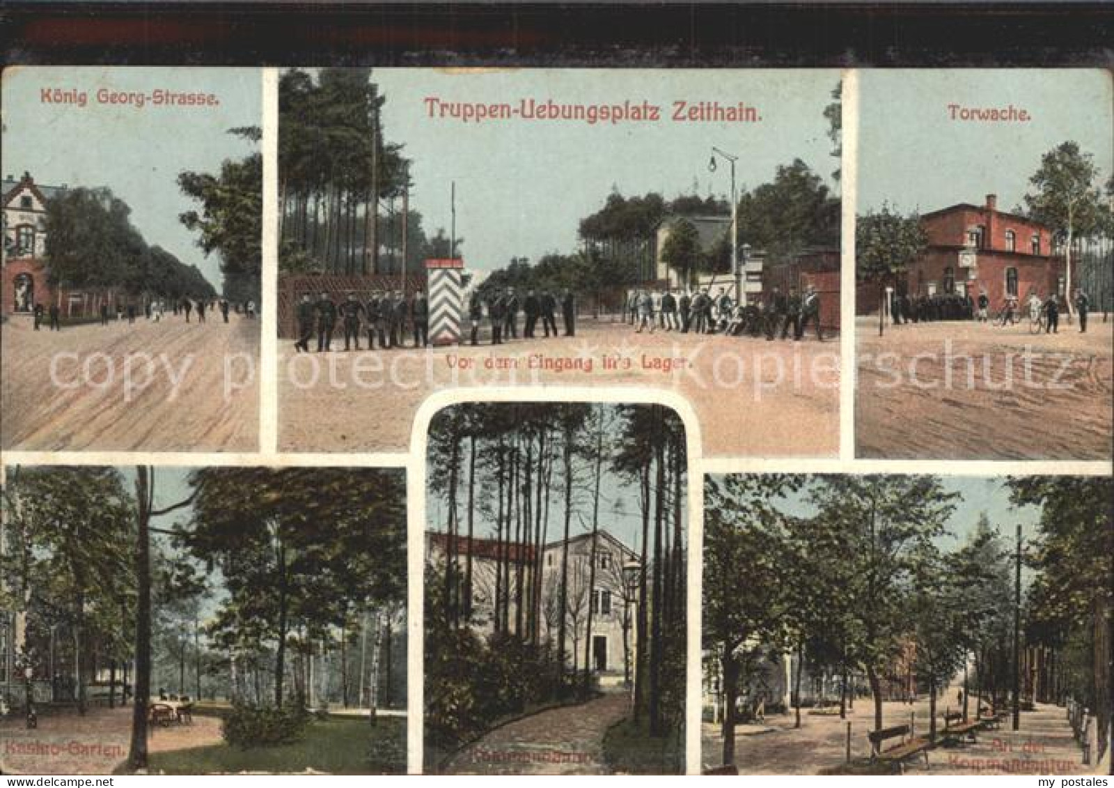 42195871 Zeithain Truppen- Uebungsplatz Koenig Georg- Strasse Torwache Zeithain - Zeithain