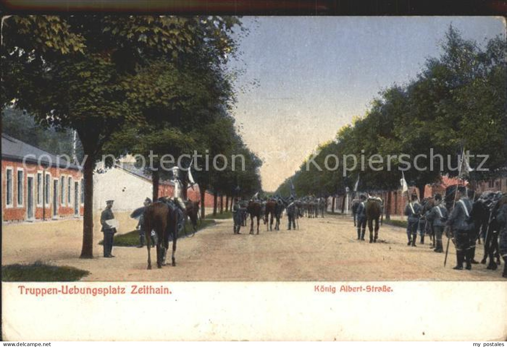 42195870 Zeithain Truppen- Uebungsplazu Koenig Albert- Strasse Zeithain - Zeithain