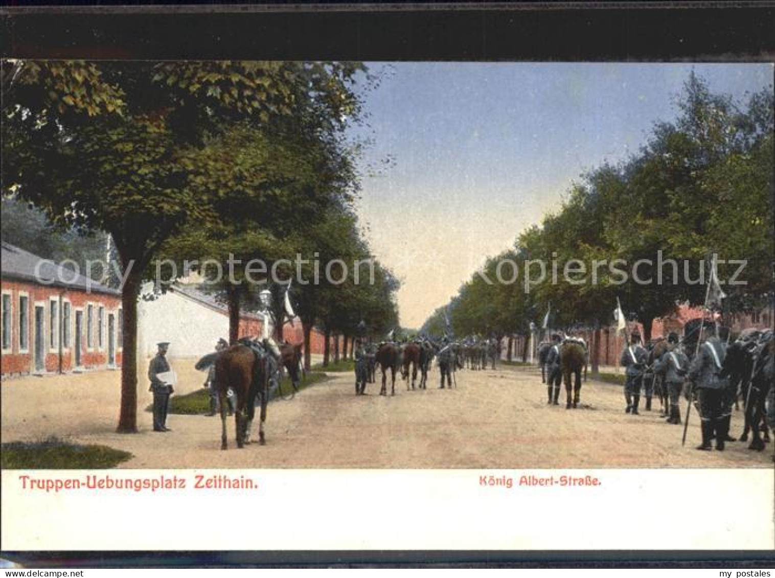 42195859 Zeithain Truppenuebungsplatz Koenig Albert Strasse Zeithain - Zeithain