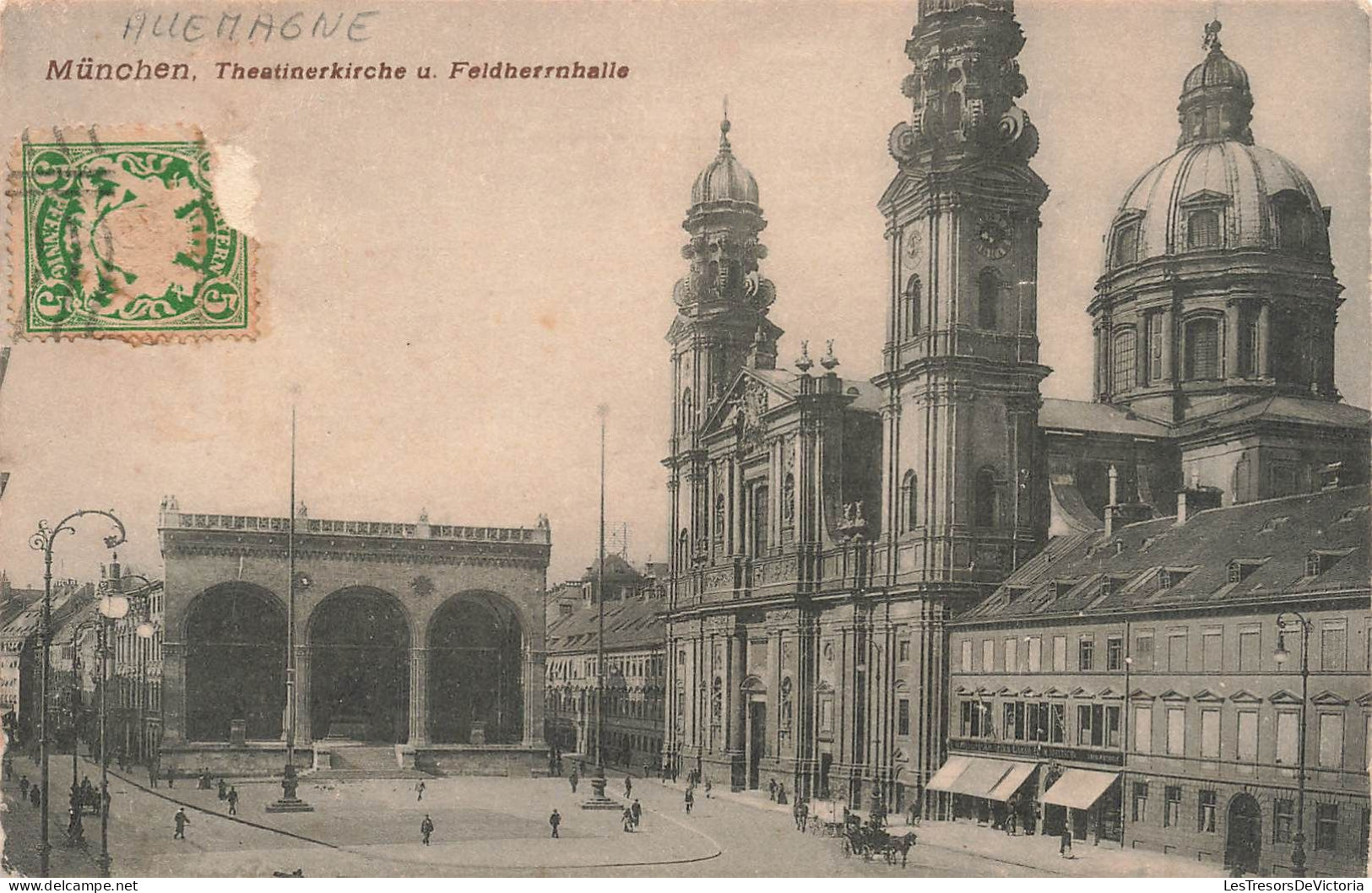 ALLEMAGNE - München - Theatinerkirche U Feldherrnhalle - Carte Postale Ancienne - München