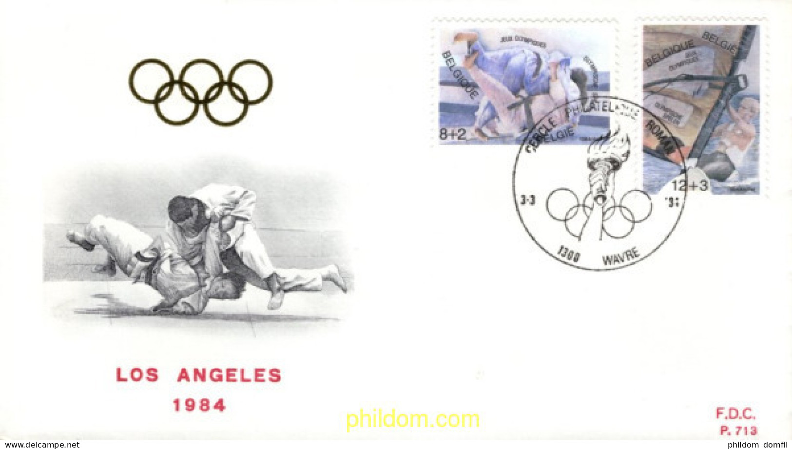 721202 MNH BELGICA 1984 23 JUEGOS OLIMPICOS VERANO LOS ANGELES 1984 - Otros & Sin Clasificación