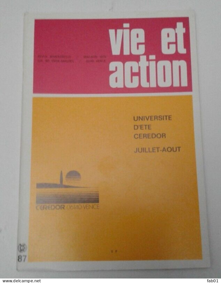 Naturopathie: Vie Et Action ( 1975:auto-ostéopathie-indice Cardiaque...) - Medicine & Health