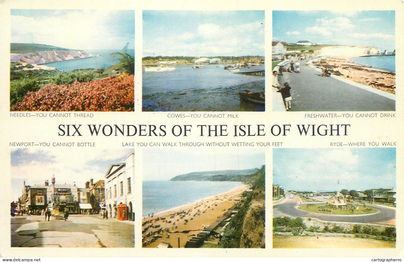 United Kingdom England Six Wonders Of The Isle Of Wight - Autres & Non Classés