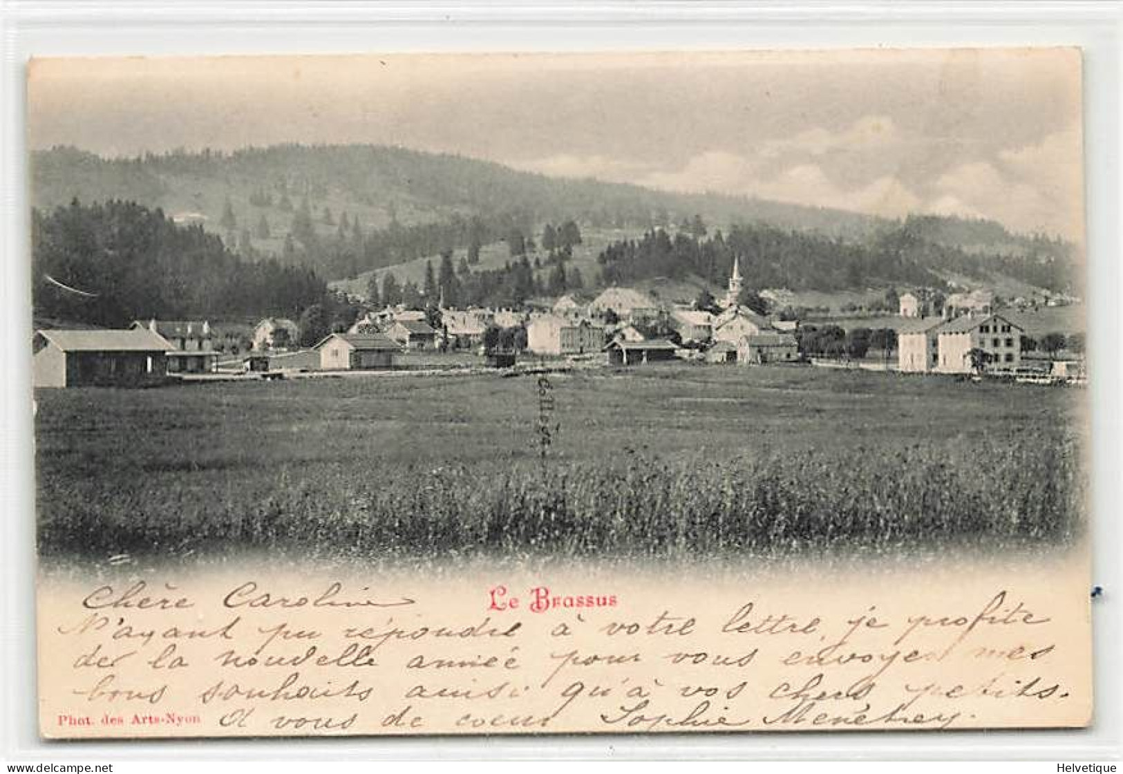 Le Brassus  1899 - Lago Di Joux