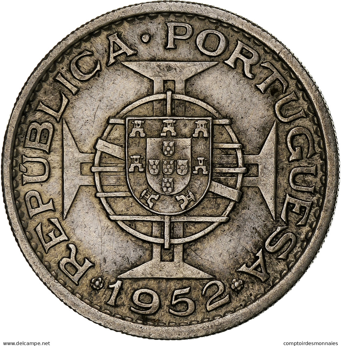 Mozambique, 20 Escudos, 1952, Argent, TTB+, KM:80 - Mosambik