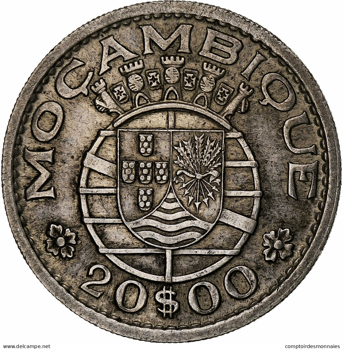 Mozambique, 20 Escudos, 1952, Argent, TTB+, KM:80 - Mosambik