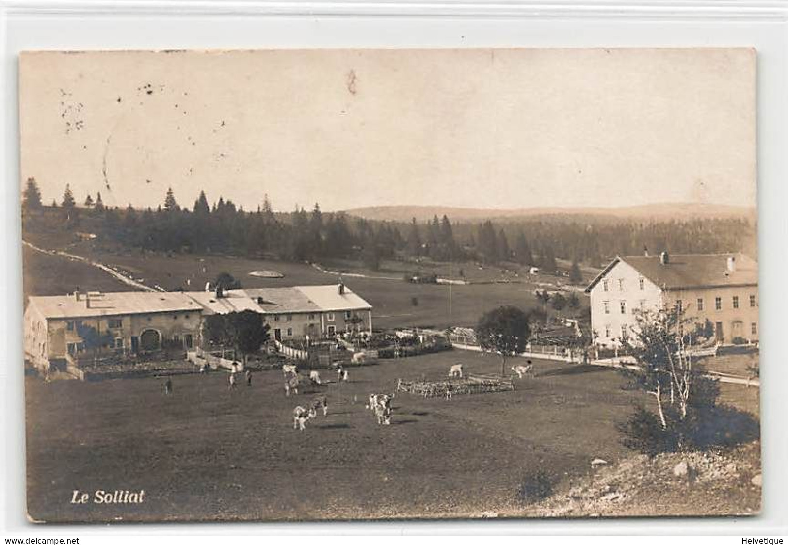 Le Solliat Vallée De Joux 1921 - Lac De Joux