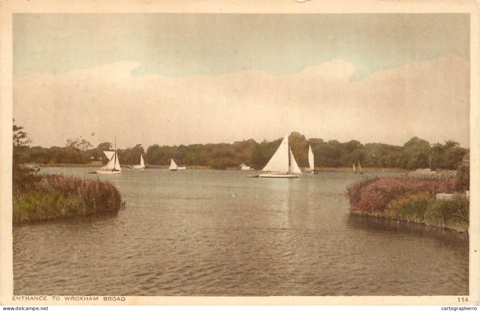 United Kingdom England Entrance To Wroxham Broad - Norwich