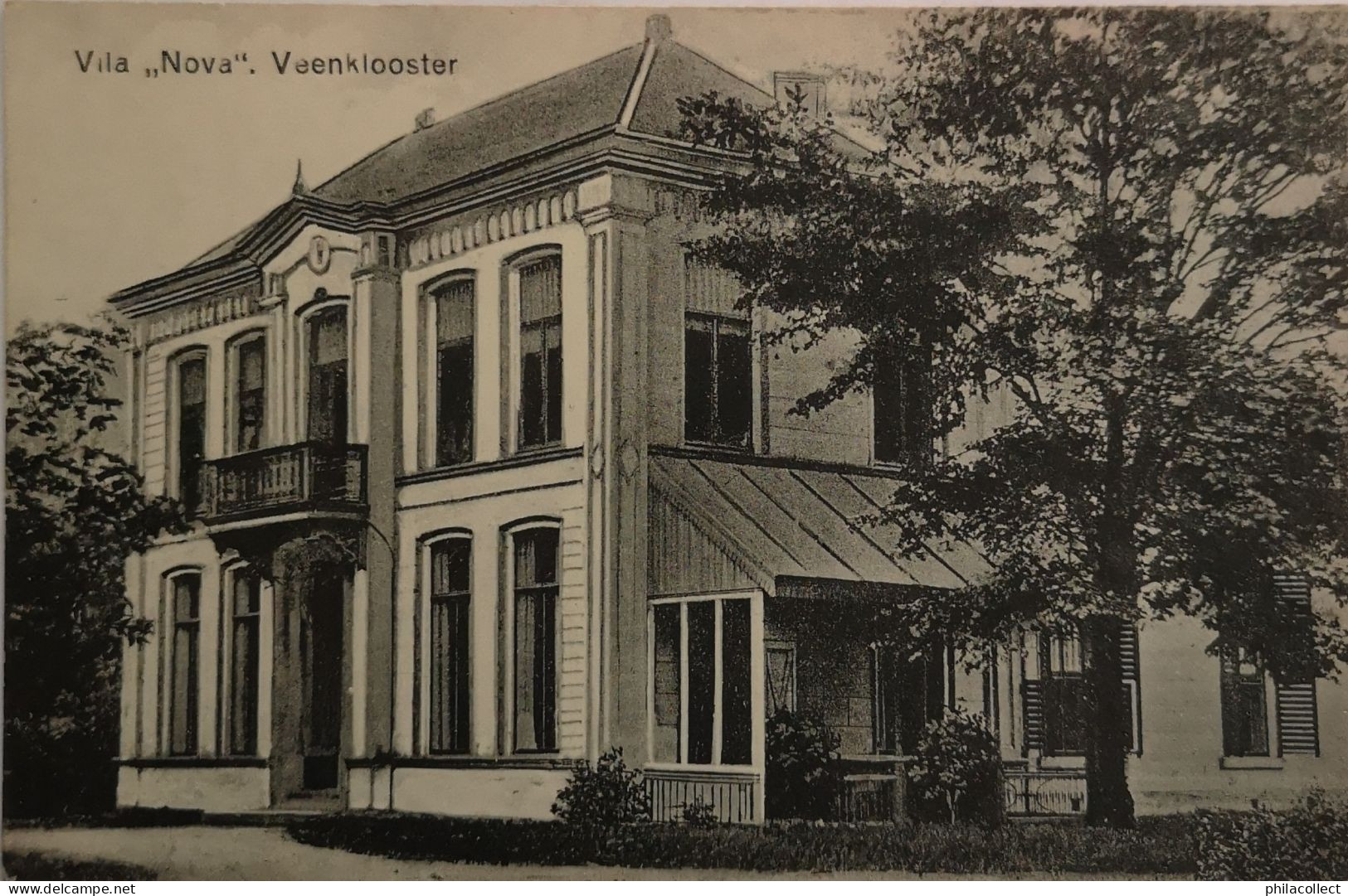 Veenklooster (Frl.) Villa Nova 19?? Adreszijde Knipsel Met Info Huis - Other & Unclassified