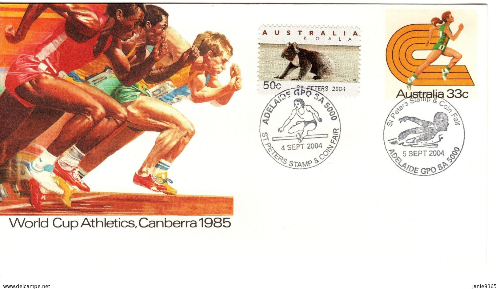 Australia 2004  St Peters Stamp & Coin Fair ,souvenir Cover - Lettres & Documents