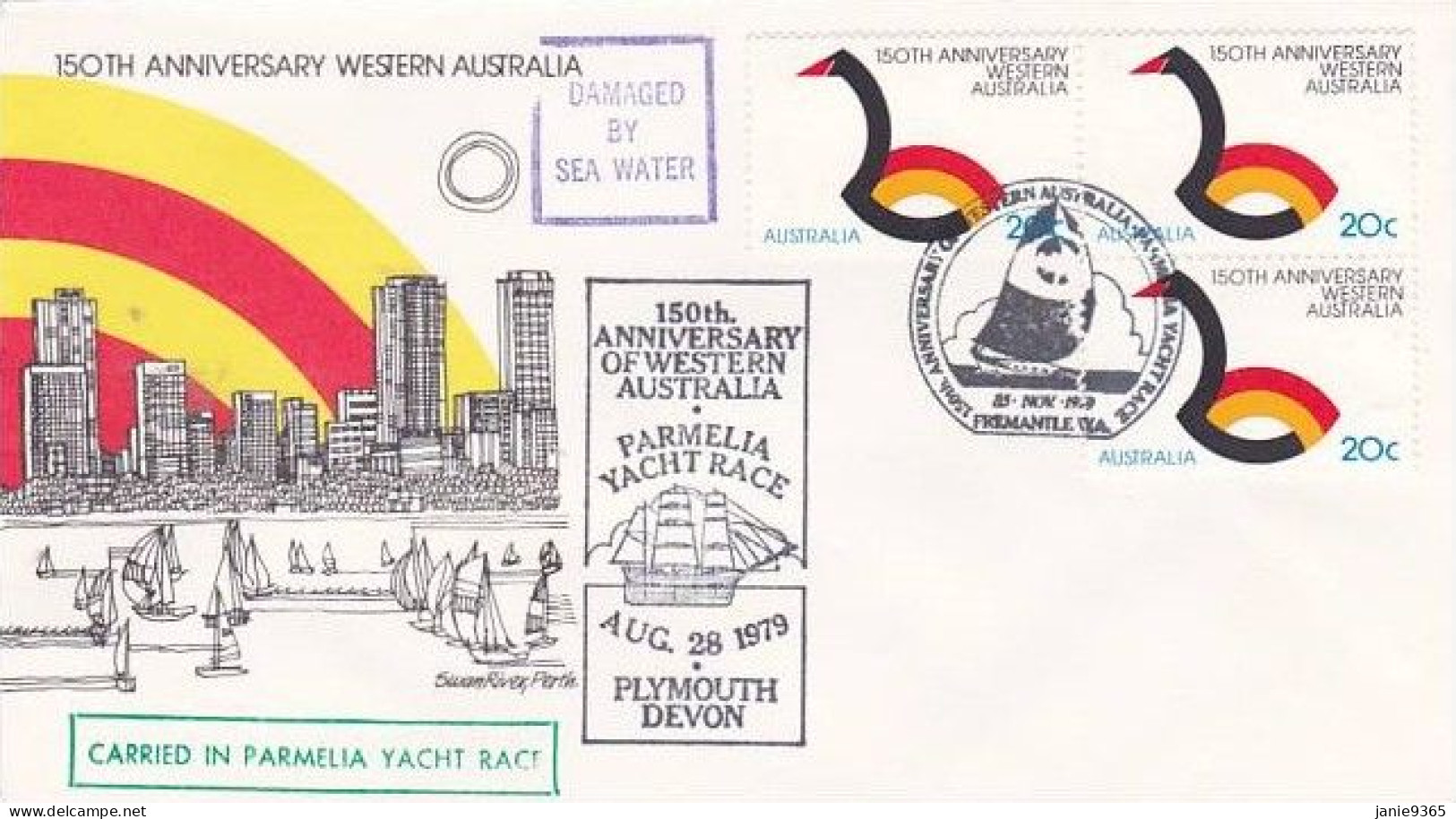 Australia PM 644  1979 Parmelia Yacht Race , Souvenir Cover - Cartas & Documentos