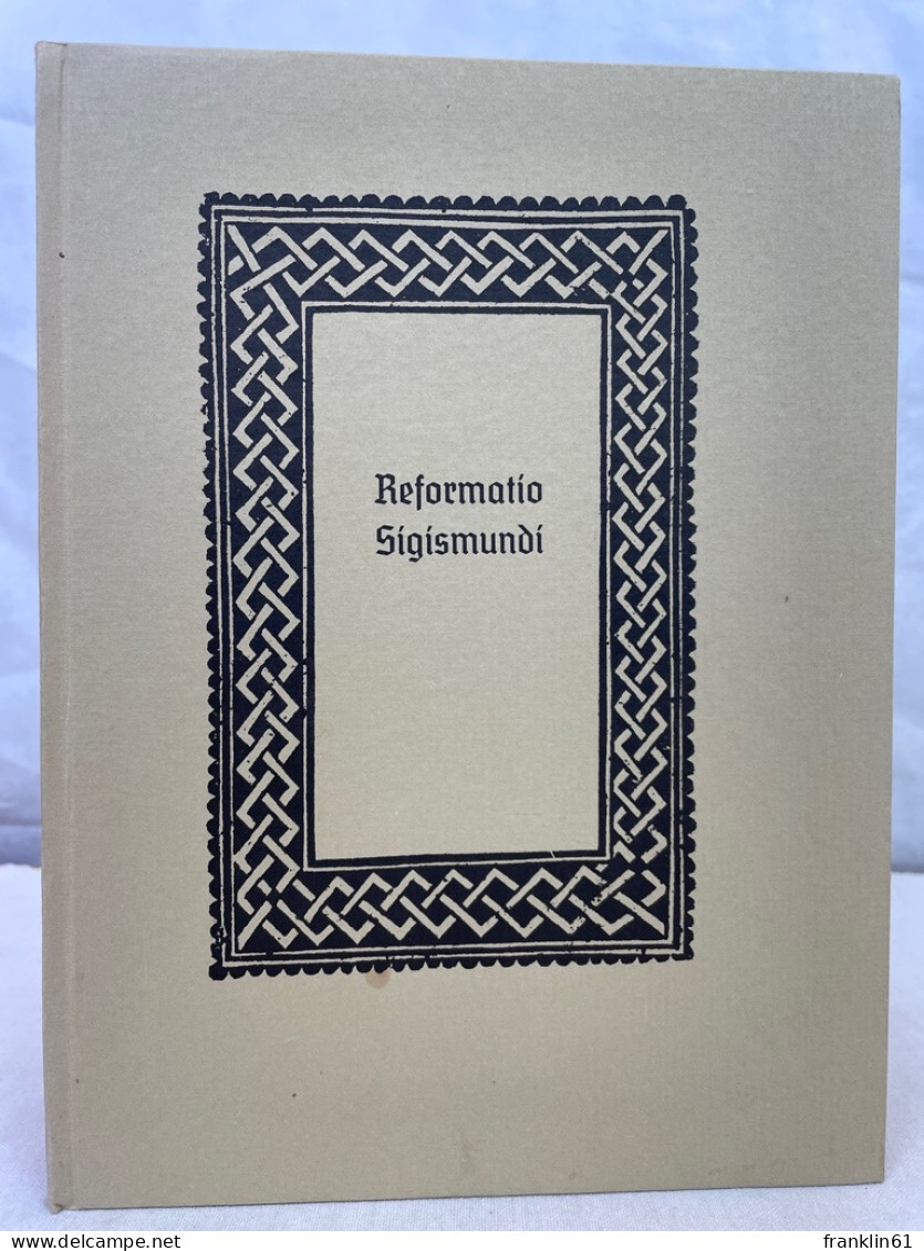 Reformatio Sigismundi. - 4. 1789-1914