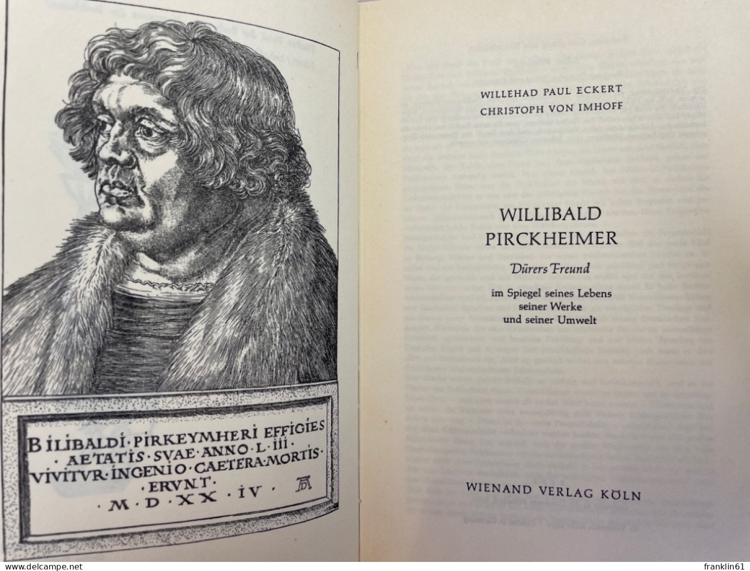 Willibald Pirckheimer : Dürers Freund Im Spiegel Seines Lebens, Seiner Werke Und Seiner Umwelt. - 4. 1789-1914