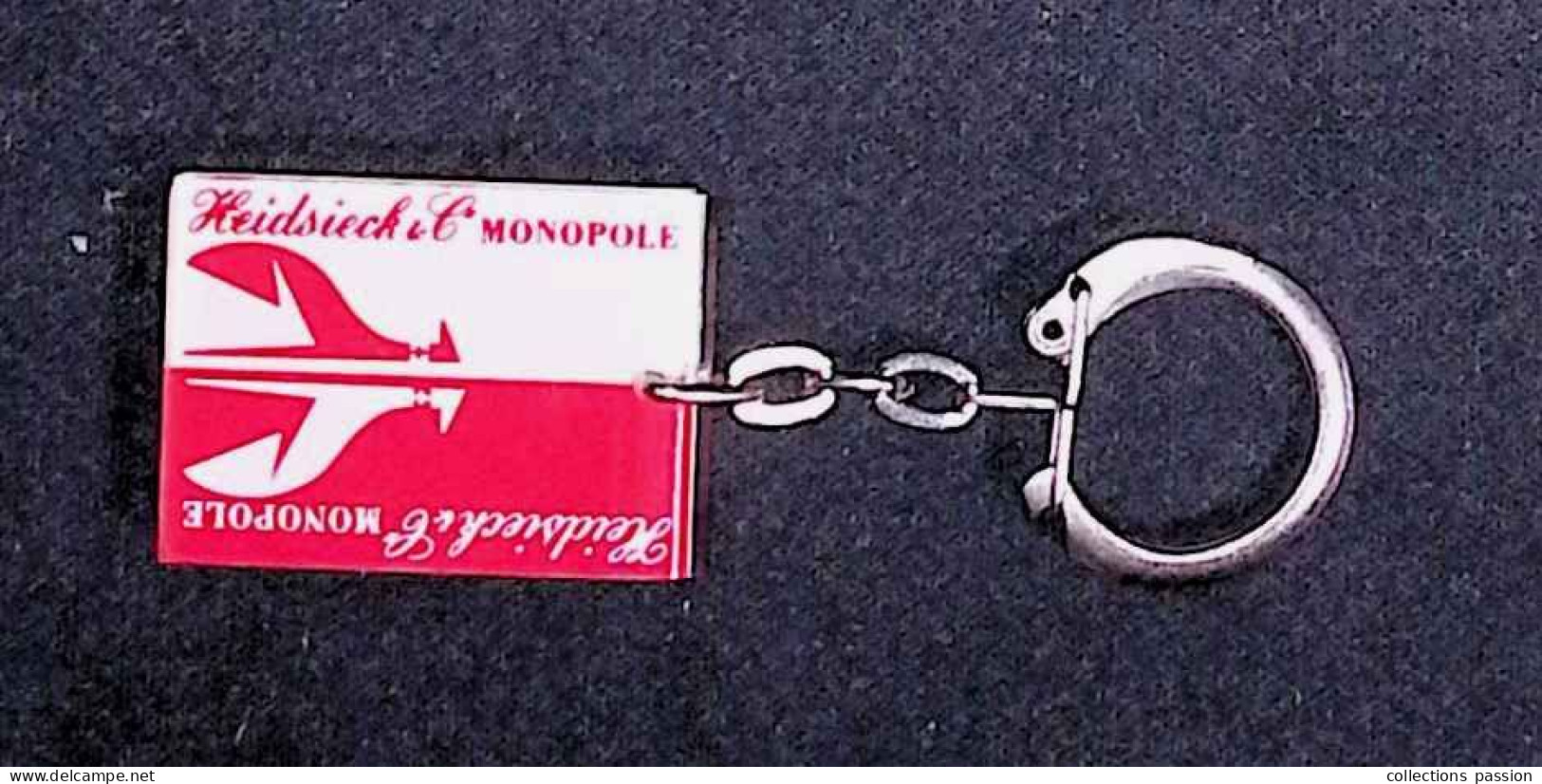 Porte Clefs, Clés, Alcool, Champagne, Heidsieck & Cie Monopole, Dry Monopole, Reims, 2 Scans, Frais Fr 1.95 E - Llaveros