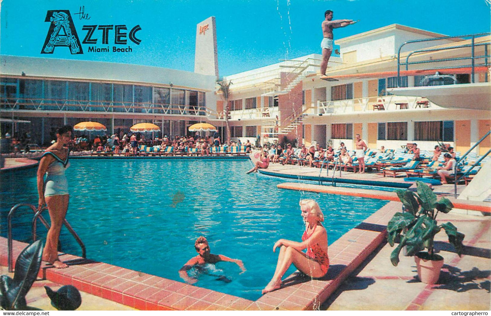USA Miami Beach FL - The Aztec Motel Resort - Miami Beach