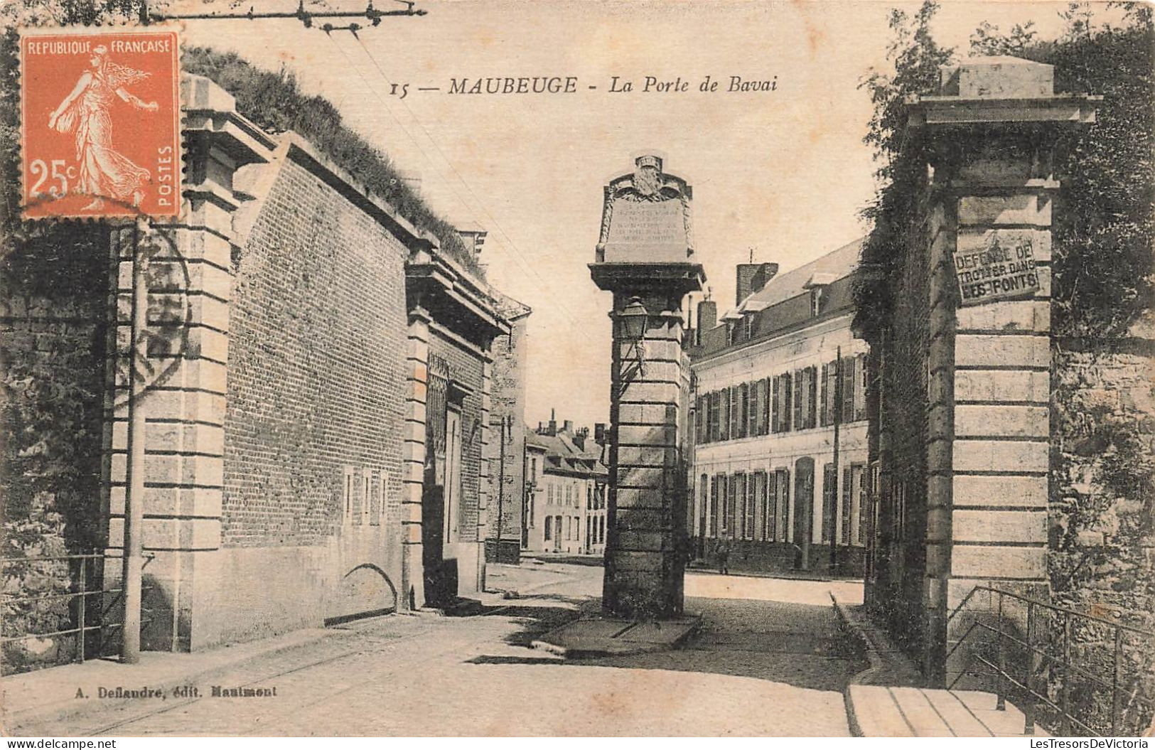 FRANCE - Maubeuge - La Porte De Bavai - Carte Postale Ancienne - Maubeuge