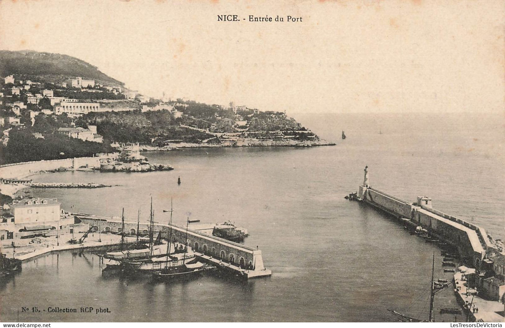 FRANCE - Nice - Entrée Du Port - Bateaux - Carte Postale Ancienne - Maritiem Transport - Haven