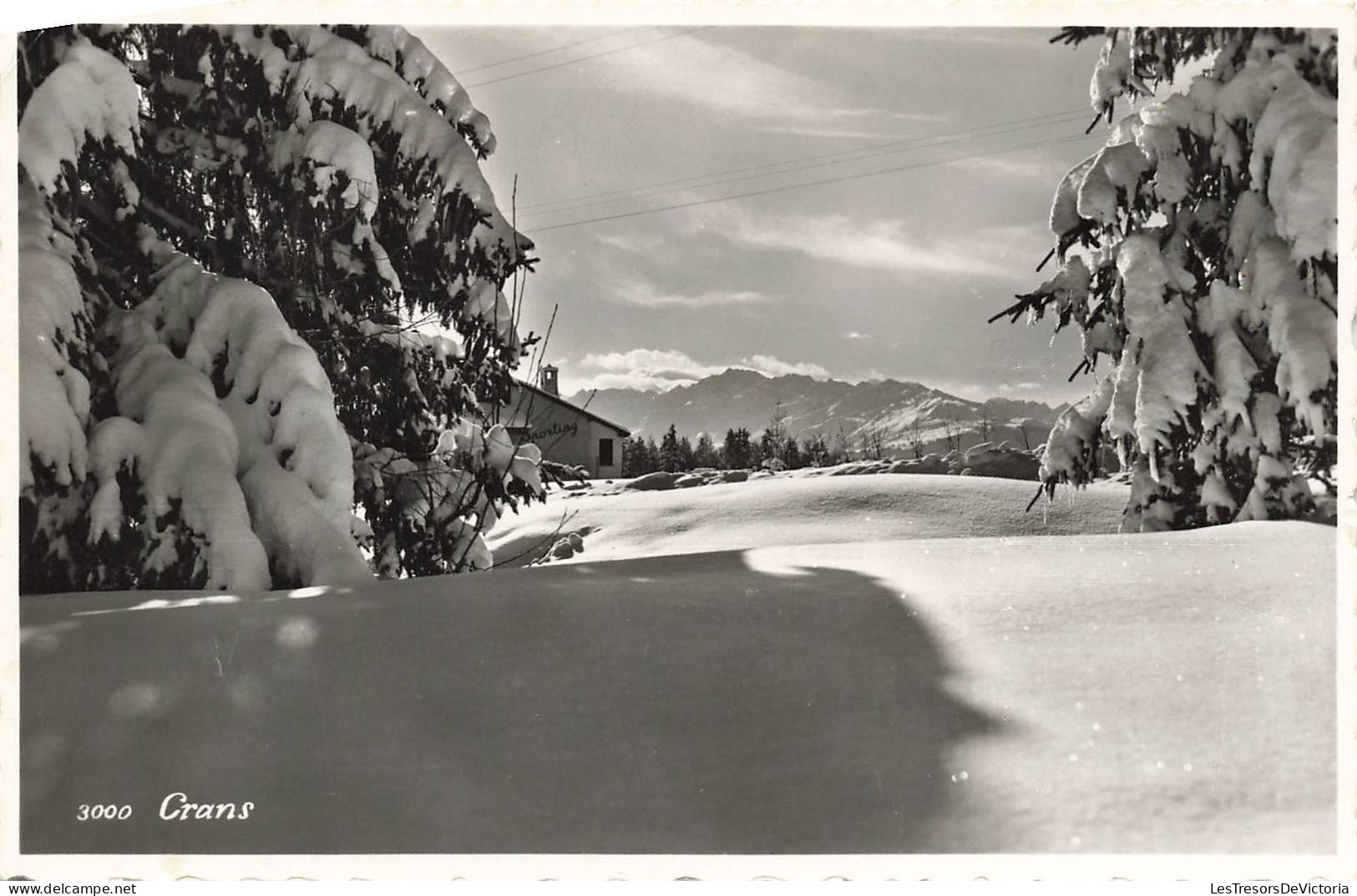 SUISSE - Vaud - Crans - Vue Partielle D'une Maison - Carte Postale Ancienne - Crans