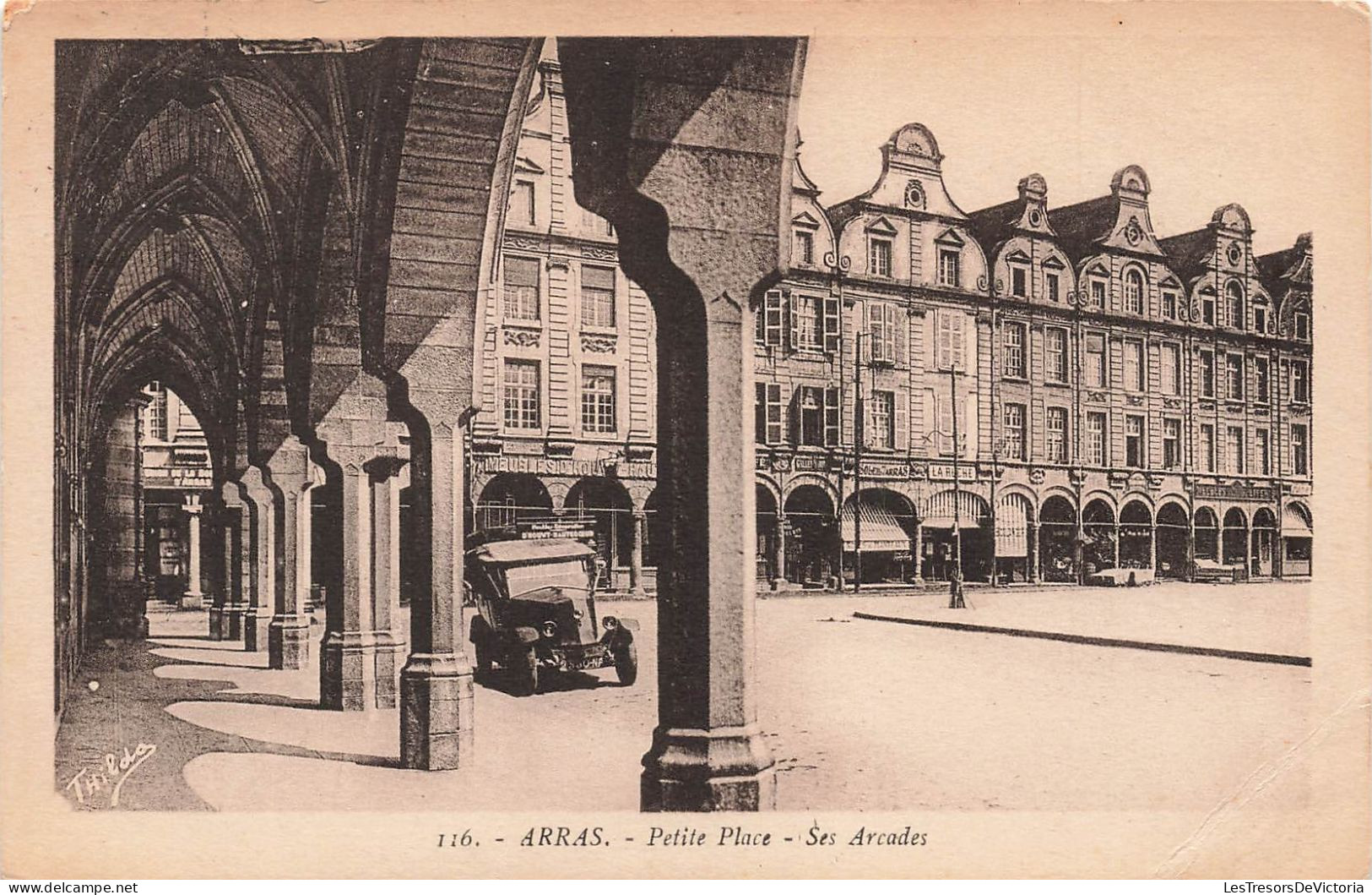 FRANCE - Arras - Petite Place - Ses Arcades - Carte Postale Ancienne - Arras