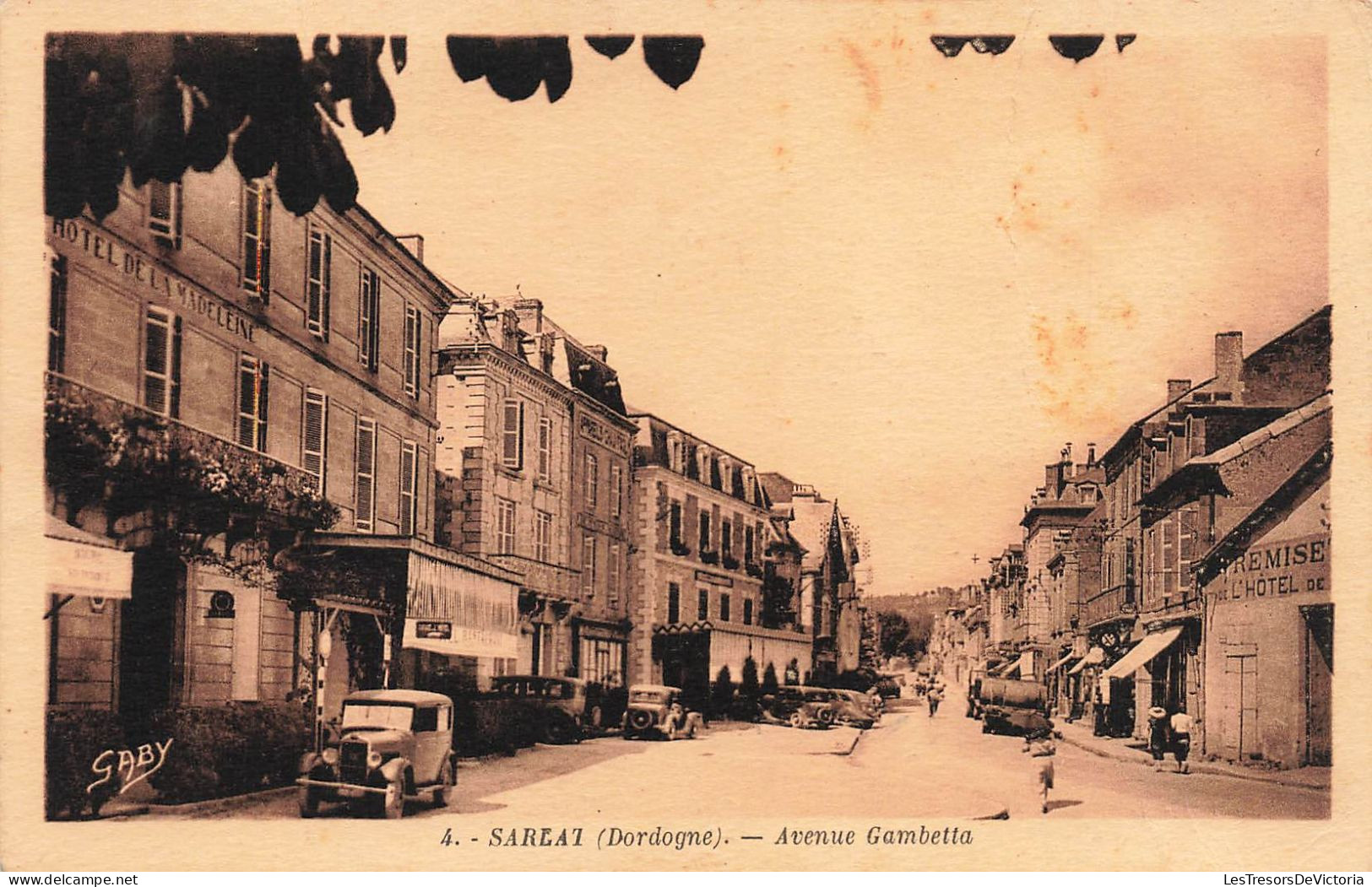 FRANCE - Sarlat - Avenue Gambetta - Animé - Carte Postale Ancienne - Sarlat La Caneda