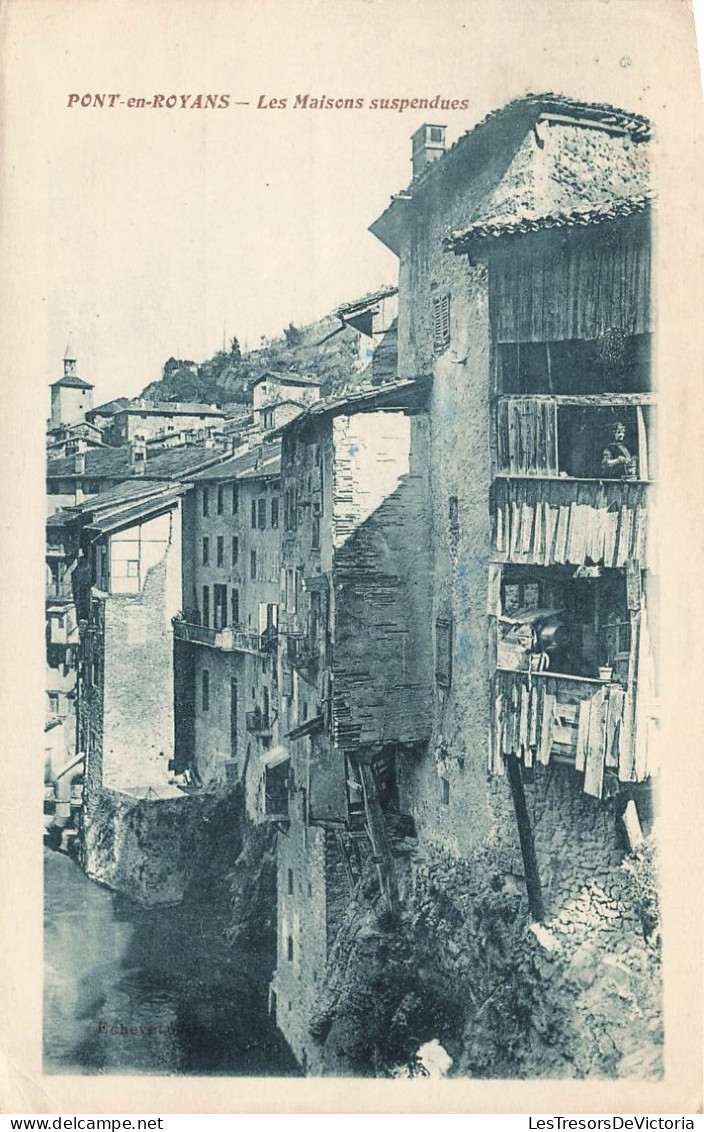 FRANCE - Pont En Royans - Vue Sur Les Maisons Suspendues - Carte Postale Ancienne - Pont-en-Royans