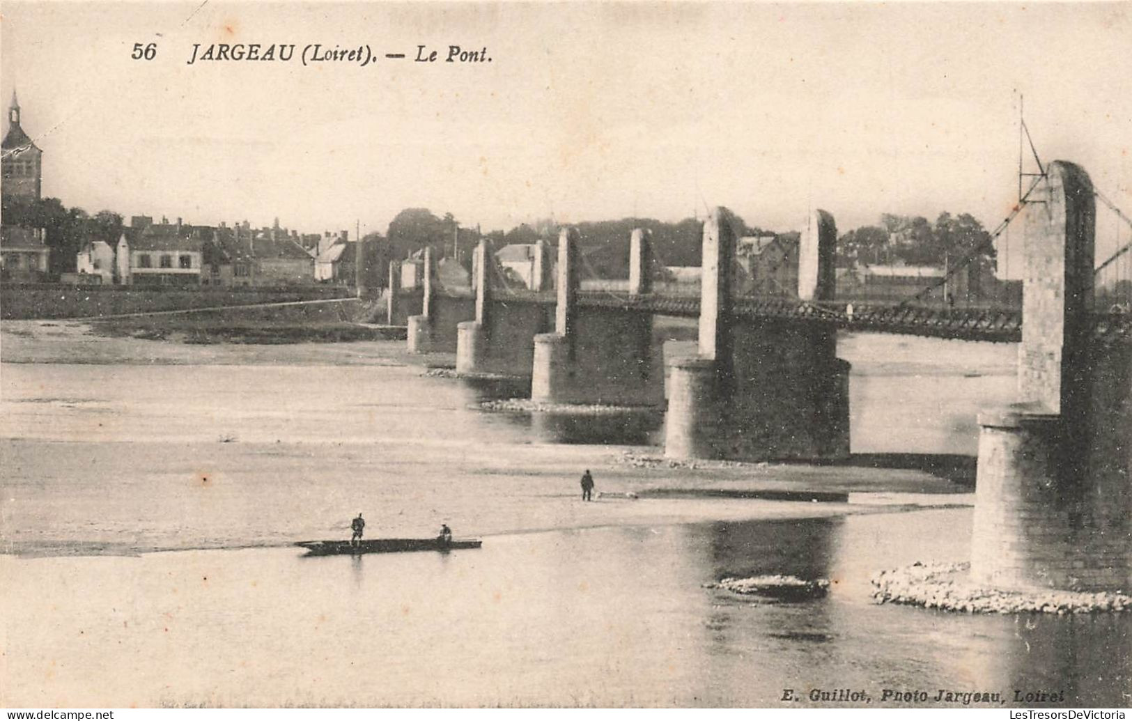 FRANCE - Jargeau (Loiret) - Le Pont - Carte Postale Ancienne - Jargeau