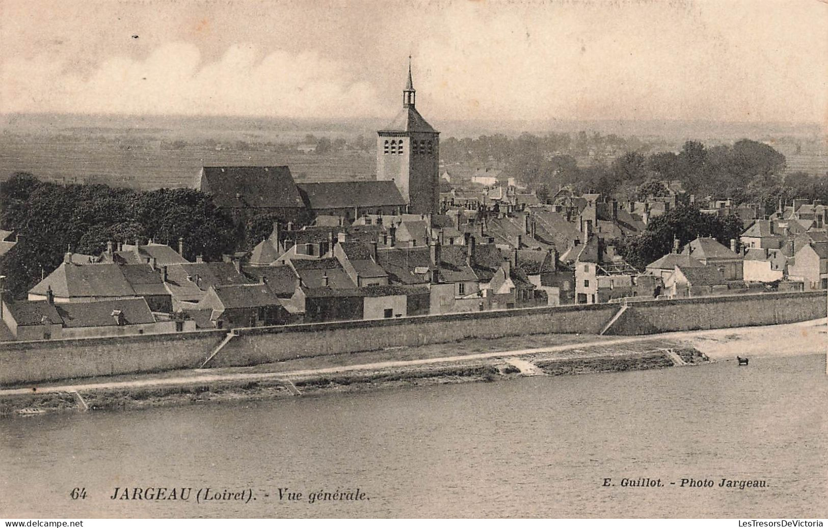 FRANCE - Jargeau (Loiret) - Vue Générale - E Guillot - Carte Postale Ancienne - Jargeau