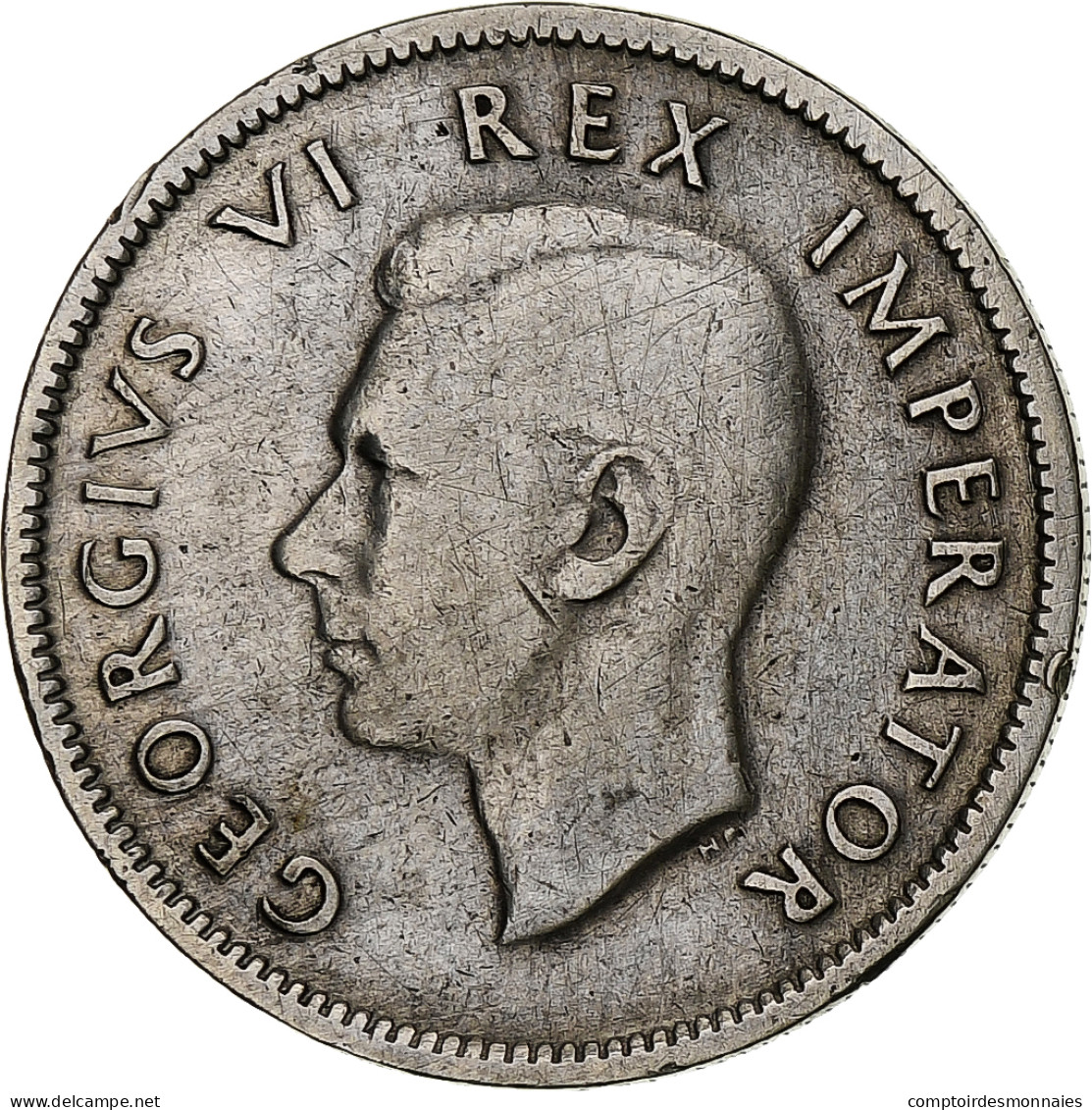 Afrique Du Sud, Georges VI, 1 Shilling 1943, KM 28 - South Africa