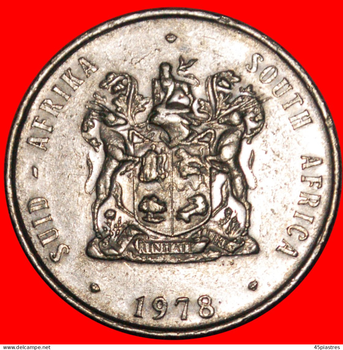 * SPRINGBOK (1977-1989): SOUTH AFRICA  1 RAND 1978 DIE A!  · LOW START · NO RESERVE! - South Africa