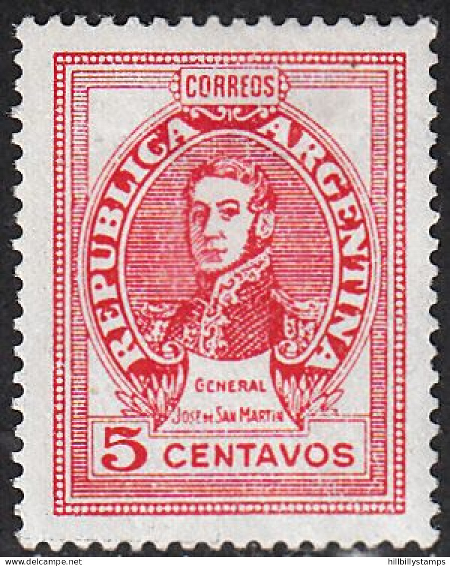 ARGENTINA  SCOTT NO 547   MINT HINGED  YEAR  1945   WMK 90 - Neufs