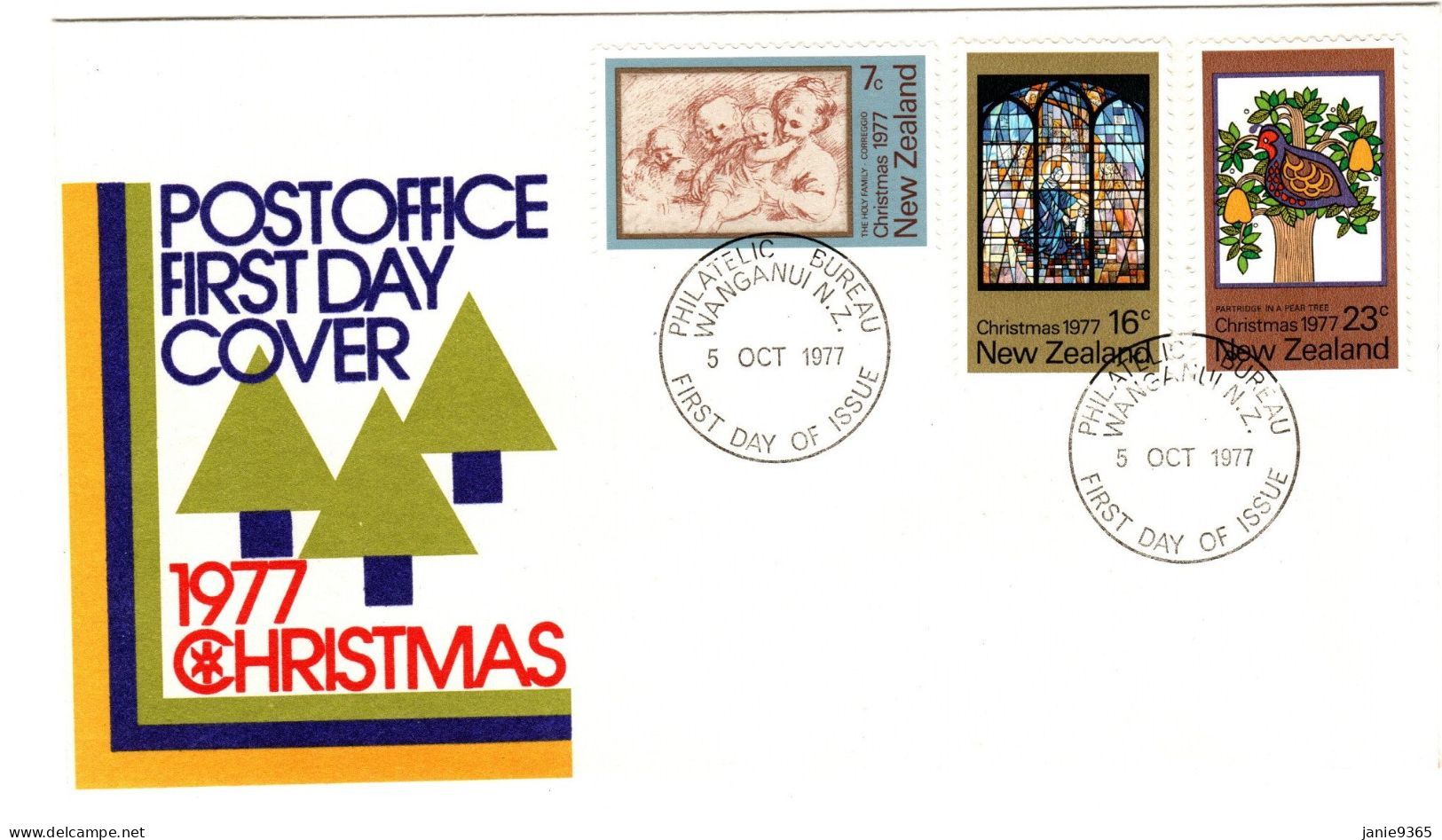 New Zealand 1977 Christmas  First Day Cover - FDC