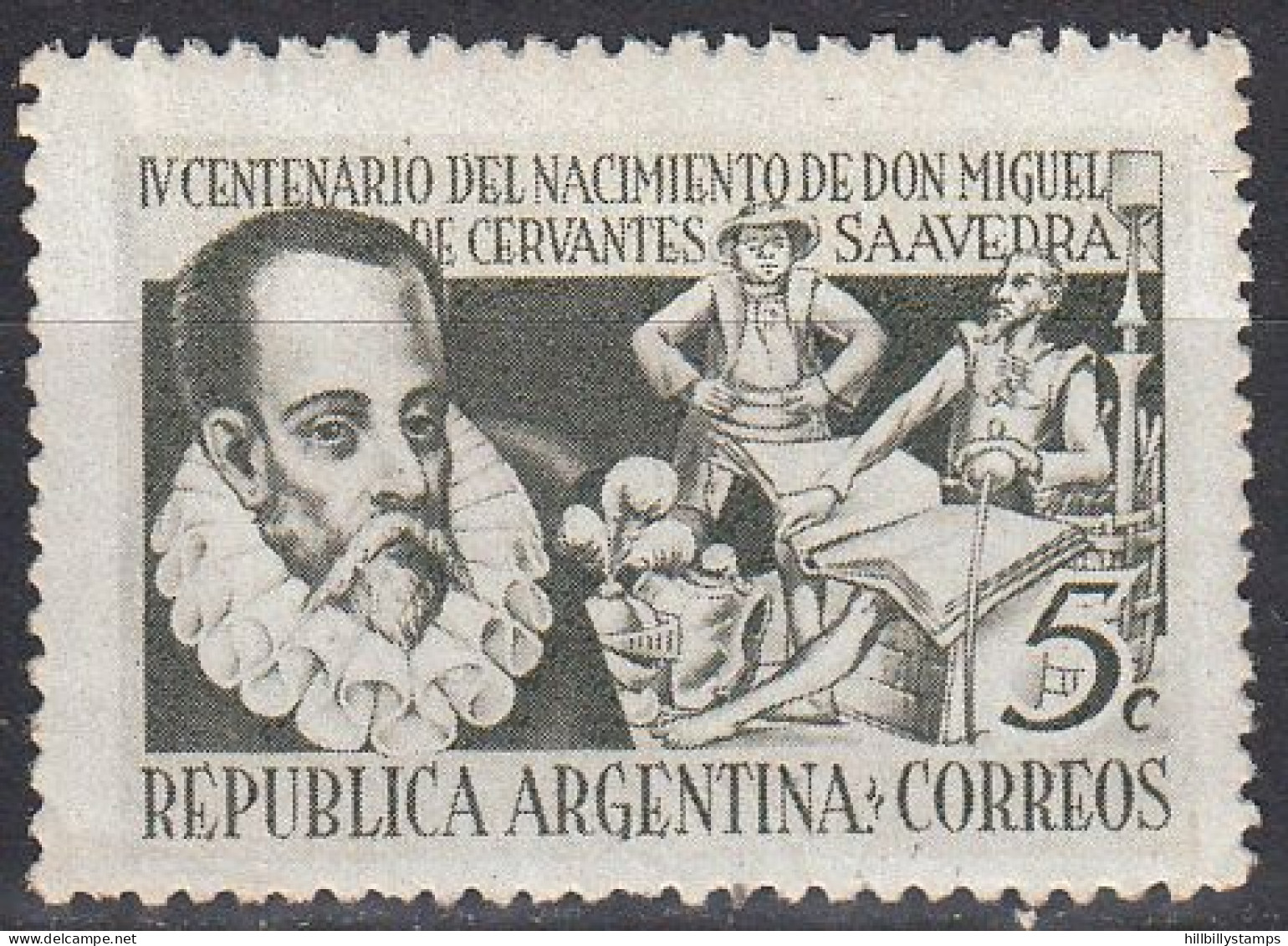 ARGENTINA  SCOTT NO 568   MINT HINGED  YEAR  1947 - Neufs