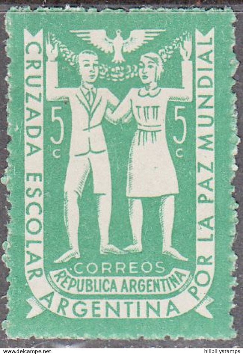 ARGENTINA  SCOTT NO 571   MINT HINGED  YEAR  1947 - Neufs