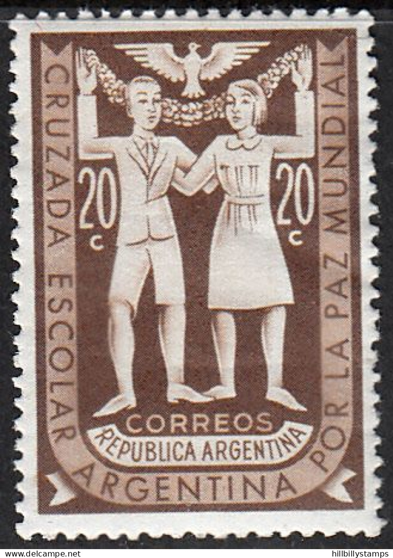 ARGENTINA  SCOTT NO 574   MINT HINGED  YEAR  1947 - Neufs