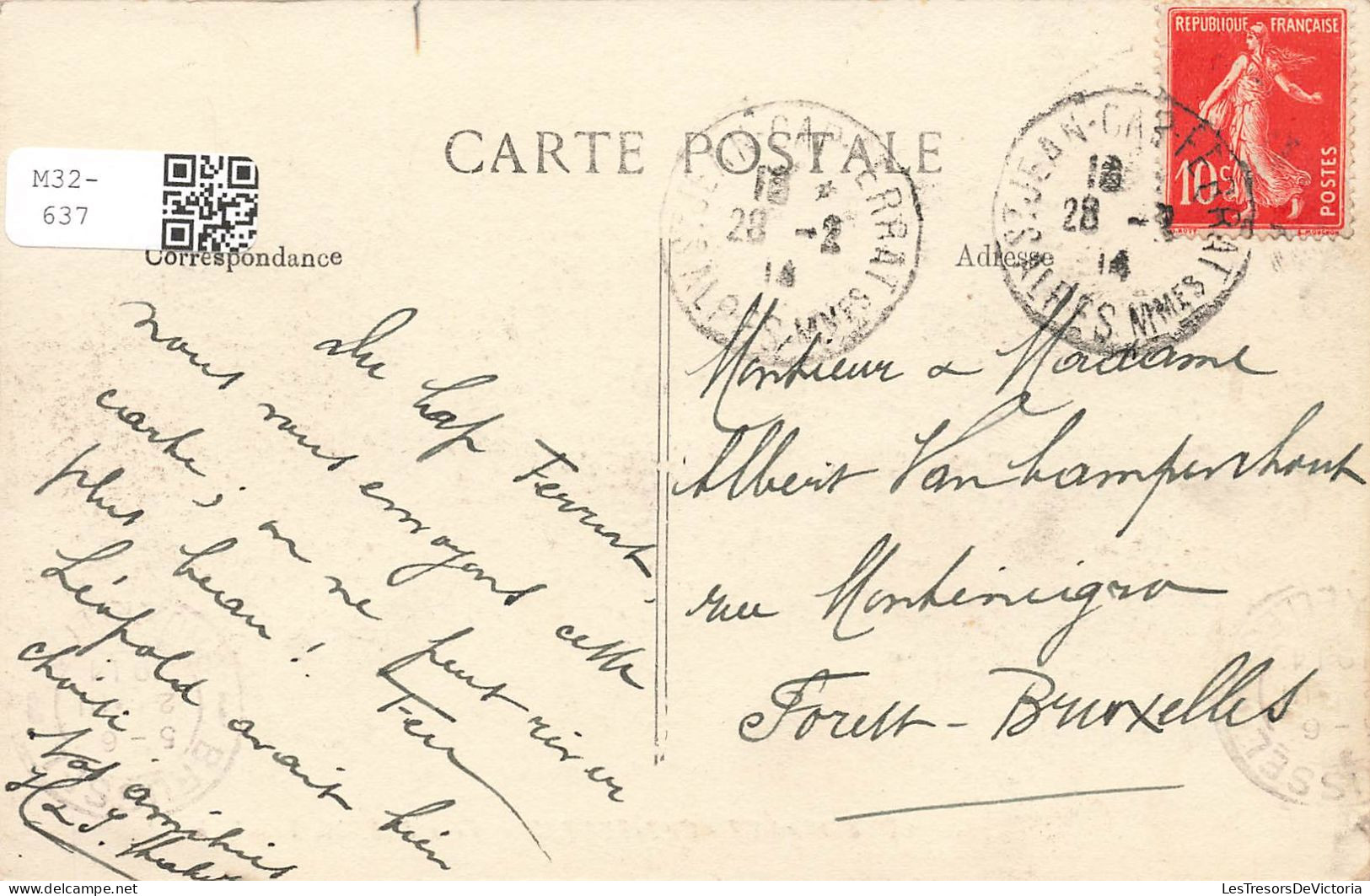 FRANCE - Saint Jean Cap Ferrat - Côte D'Azur - Vue Sur La Villa De S M Léopold II - Carte Postale Ancienne - Saint-Jean-Cap-Ferrat
