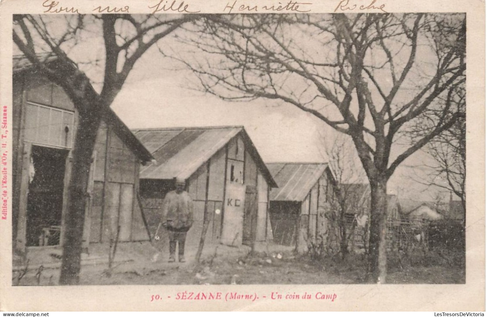 FRANCE - Sezanne - Un Coin Du Camp - Carte Postale Ancienne - Sezanne