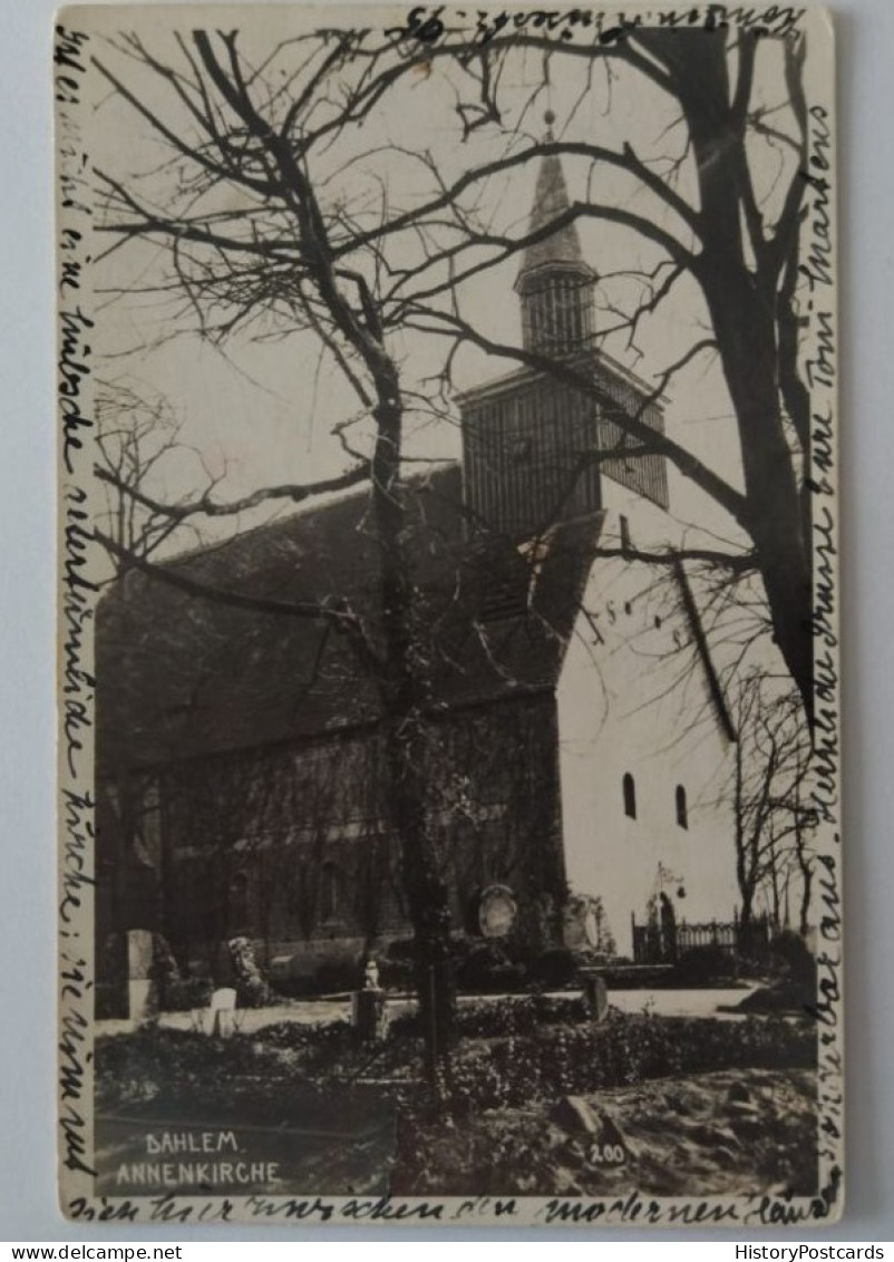 Berlin-Dahlem, Annenkirche, Friedhof, 1930 - Steglitz