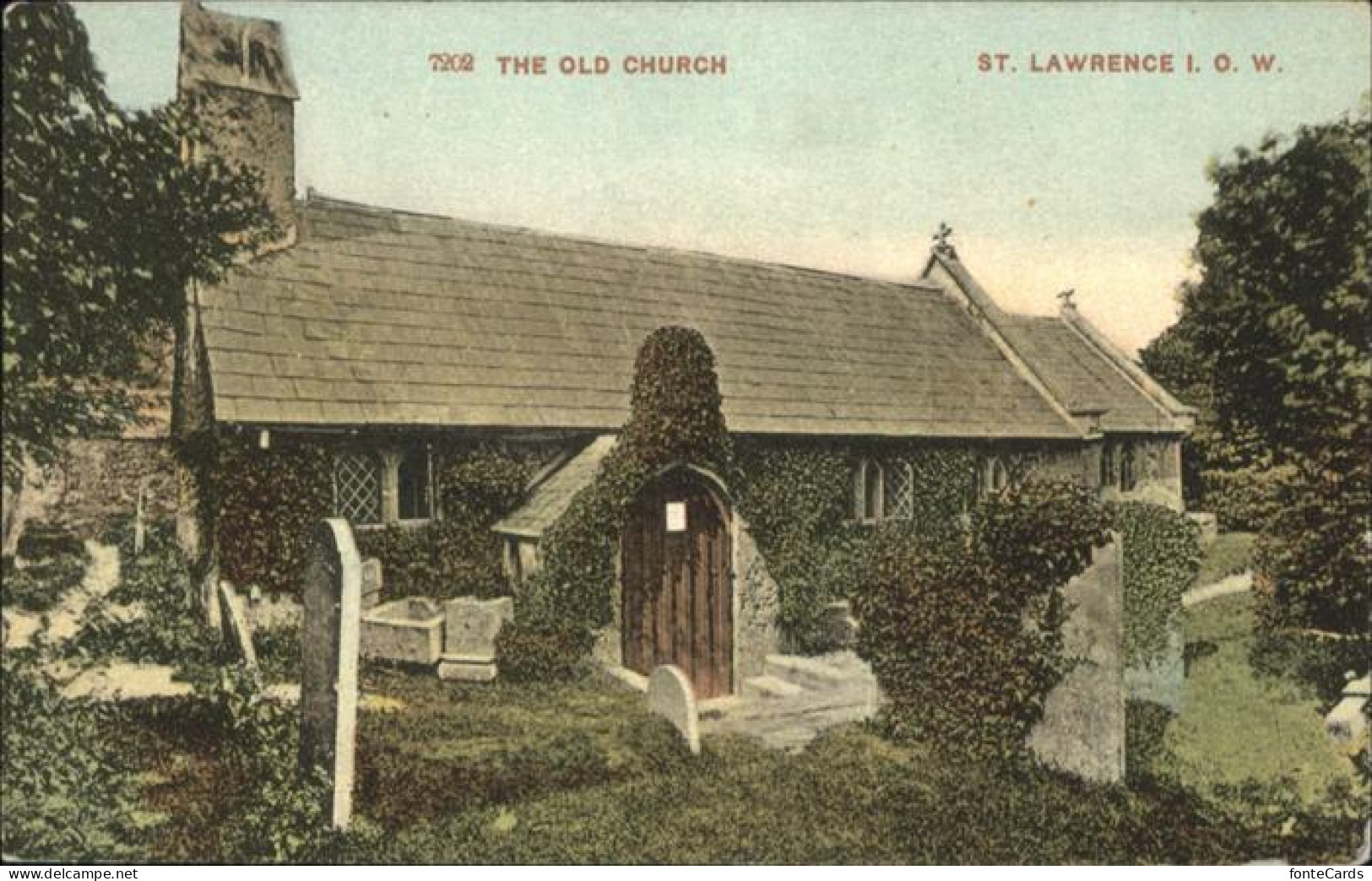 11004414 St Lawrence Isle Of Wight UK Old Church  - Autres & Non Classés