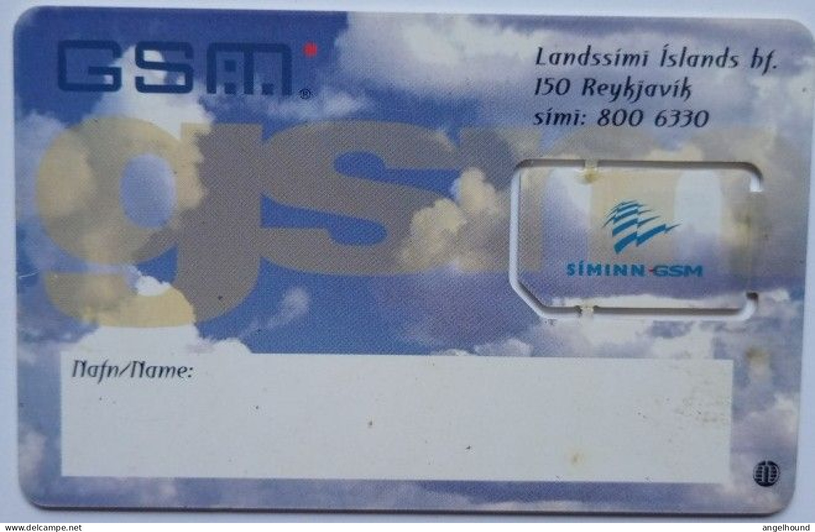 Iceland Simin GSM Sim Card ( Fixed ) - IJsland