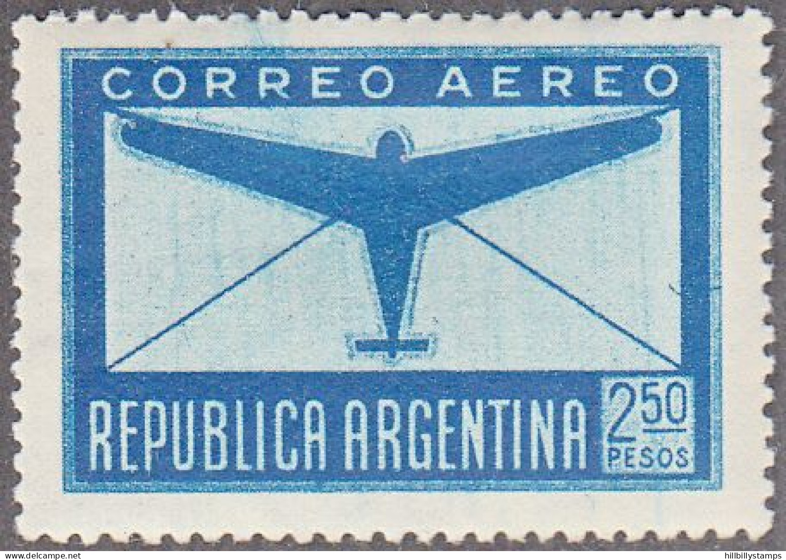 ARGENTINA  SCOTT NO C42   MINT HINGED  YEAR  1940 - Posta Aerea