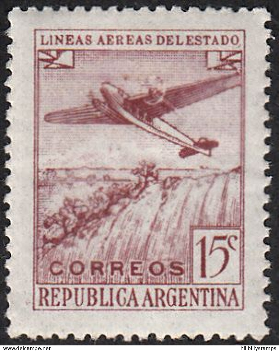 ARGENTINA  SCOTT NO C45   MINT HINGED  YEAR  1946 - Luftpost