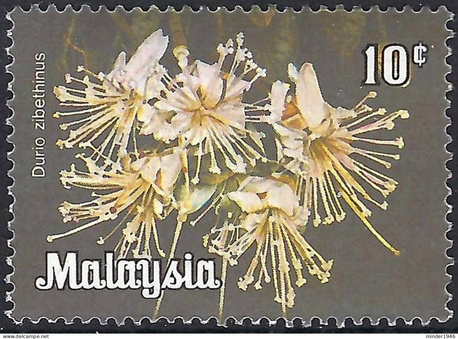 MALAYSIA 1979 10c Multicoloured, Flowers FU - Malaysia (1964-...)