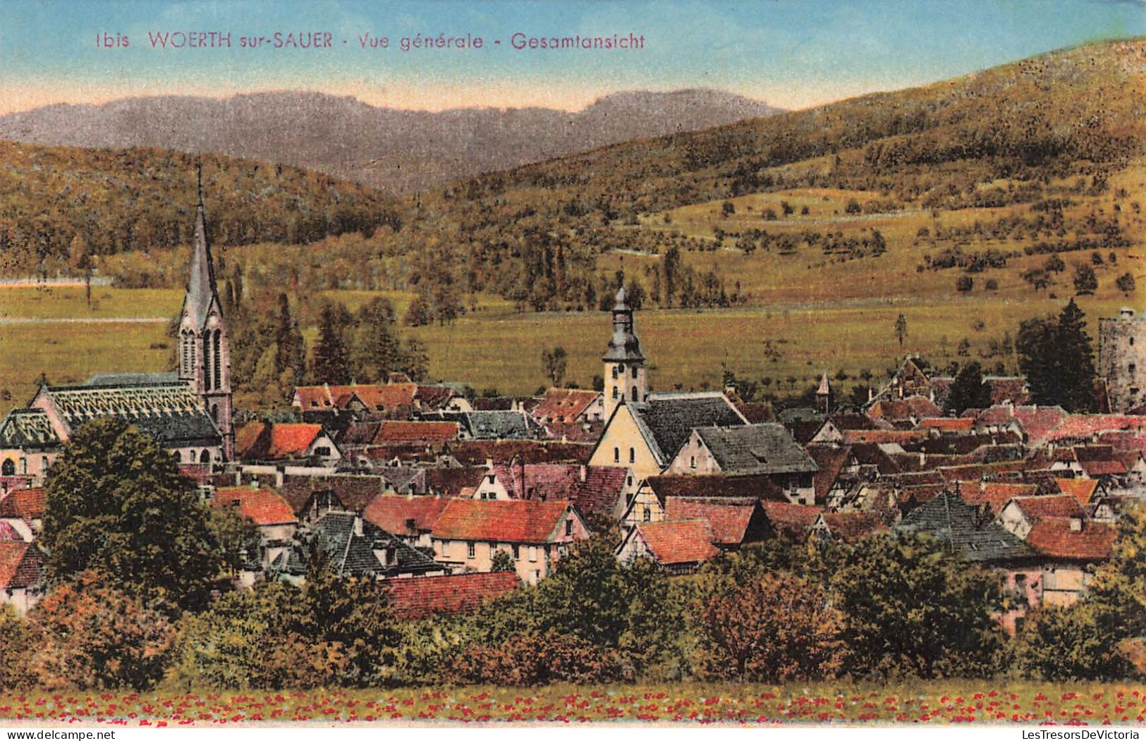 FRANCE - Woerth Sur Sauer - Vue Générale - Gesamtansicht - Carte Postale Ancienne - Wörth