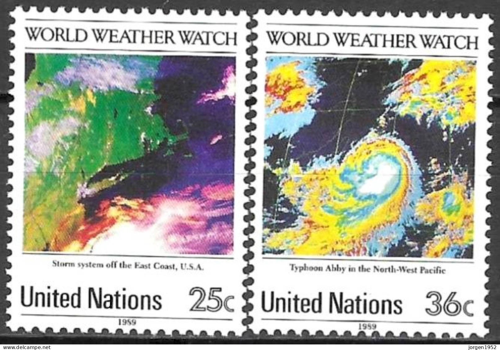 UNITED NATIONS # NEW YORK FROM 1988 STAMPWORLD 575-76** - New York/Geneva/Vienna Joint Issues