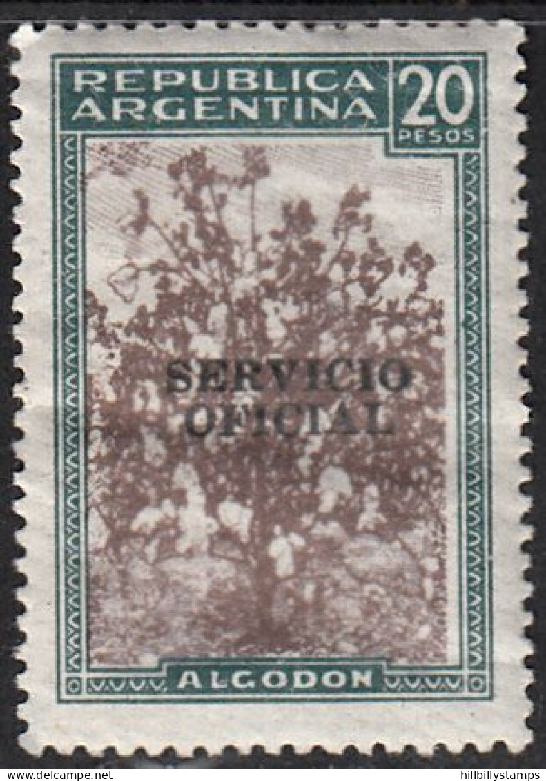 ARGENTINA  SCOTT NO 067   MINT HINGED YEAR  1945 - Dienstmarken