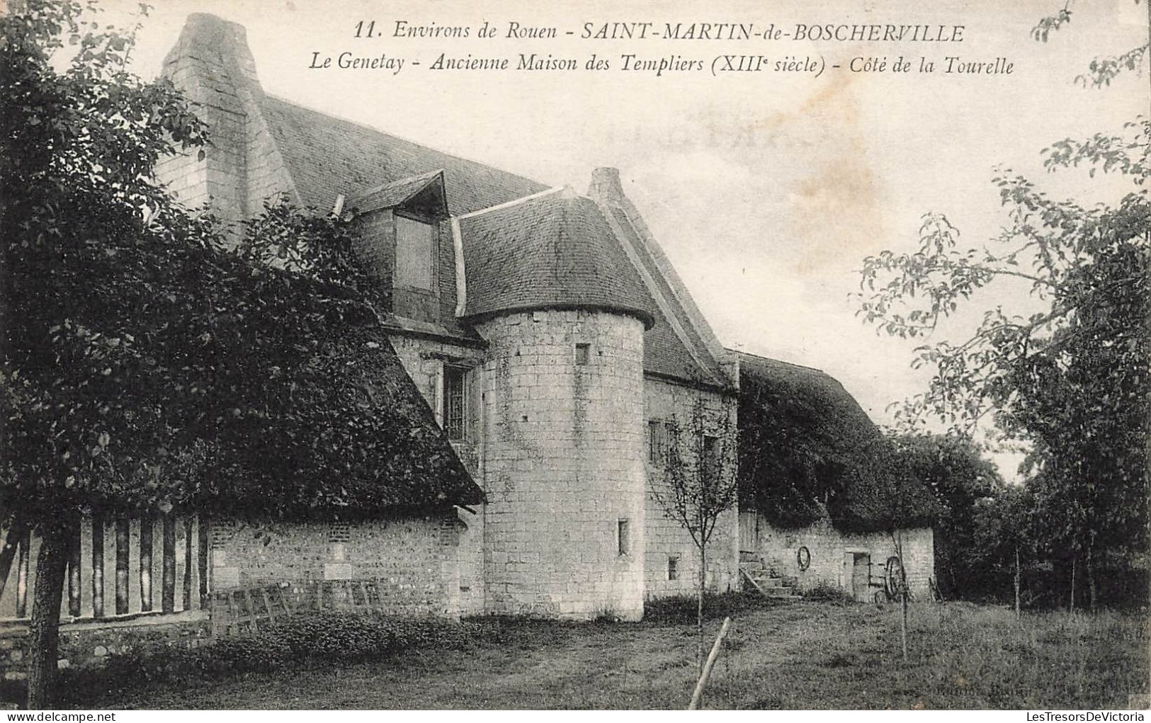 FRANCE - Saint Martin De Boscherville - Le Genetay - Ancienne Maison Des Templiers - Carte Postale Ancienne - Saint-Martin-de-Boscherville