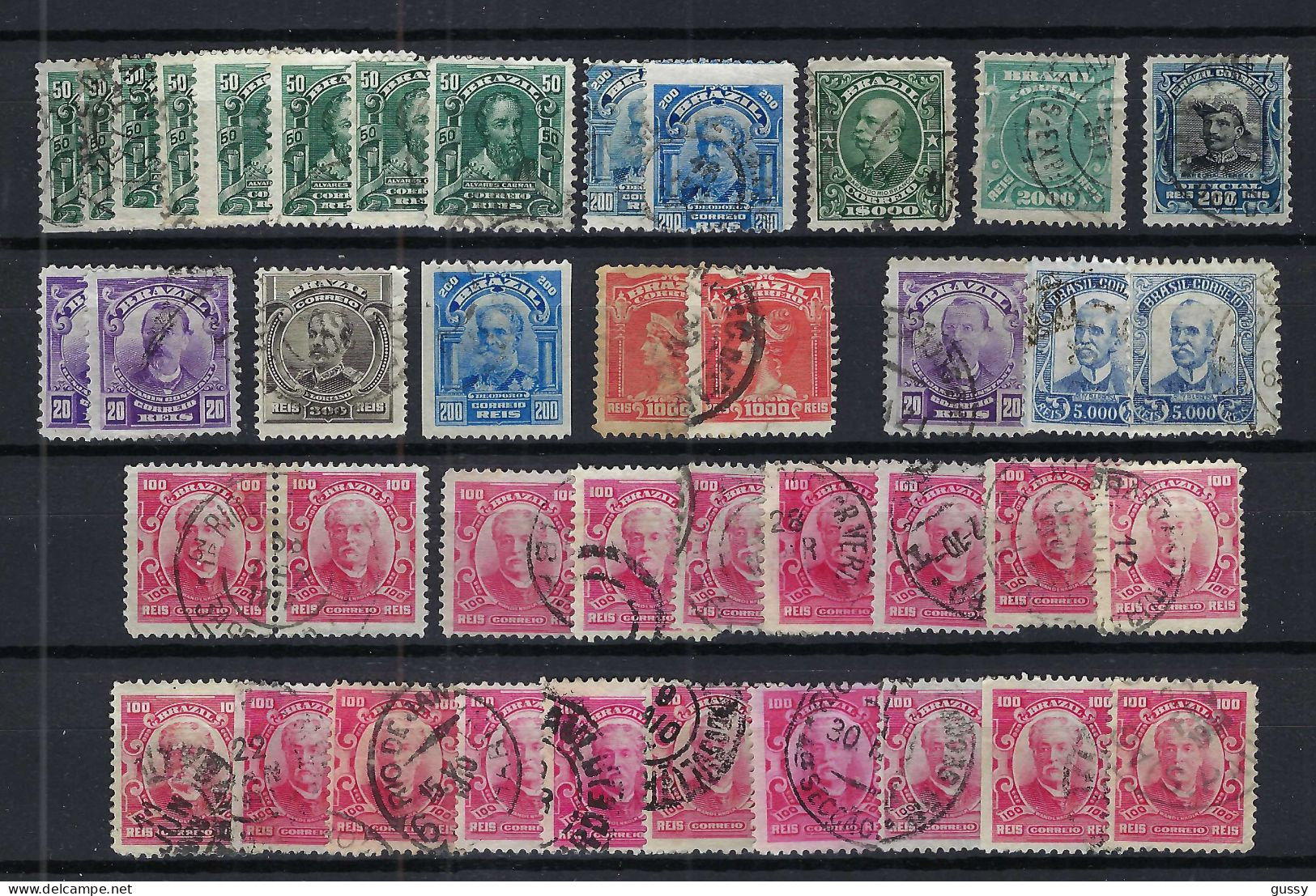 BRESIL Ca.1906-15: Lot D' Obl. - Used Stamps