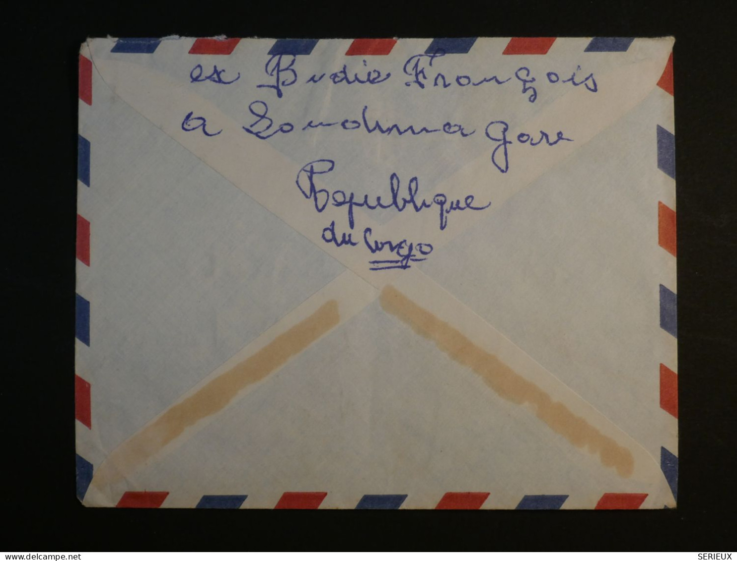 DG15 AEF  BELLE  LETTRE  1959 PETIT BUREAU LOUDIMA  A  NICE   +AFF.  INTERESSANT+++ - Briefe U. Dokumente