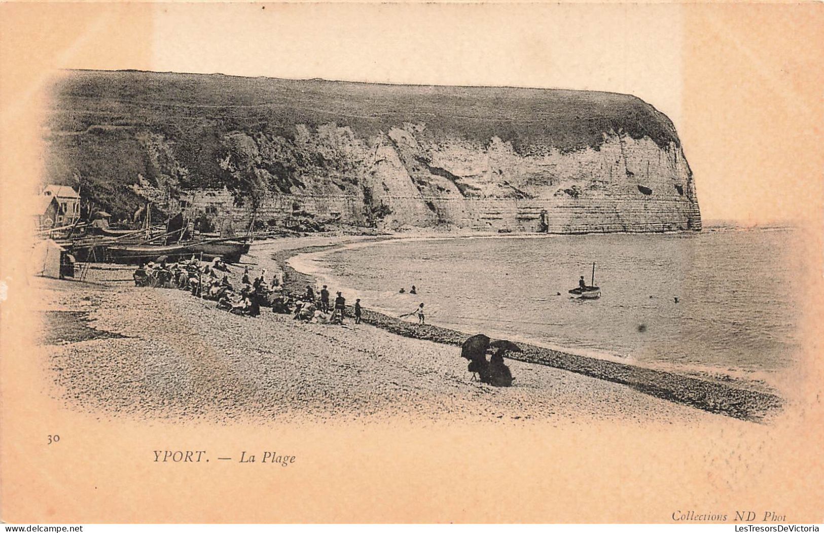 FRANCE - Yport - Vue Sur La Plage - Animé - Carte Postale Ancienne - Yport